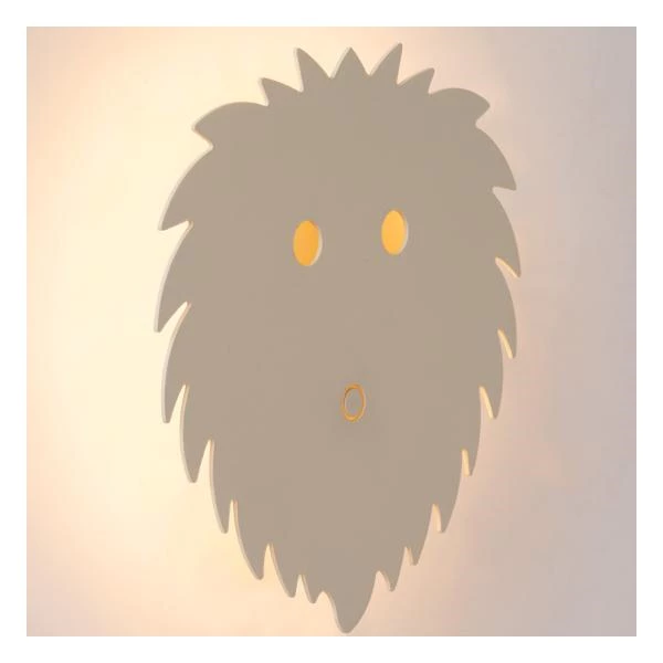 Lucide CHARLIE - Applique murale Chambres d'enfant - LED Dim. - 1x7W 2700K - Crème - détail 2